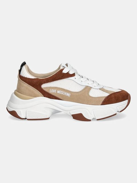 Love Moschino sneakersy damskie kolor biały JA15246G1NIQF10B