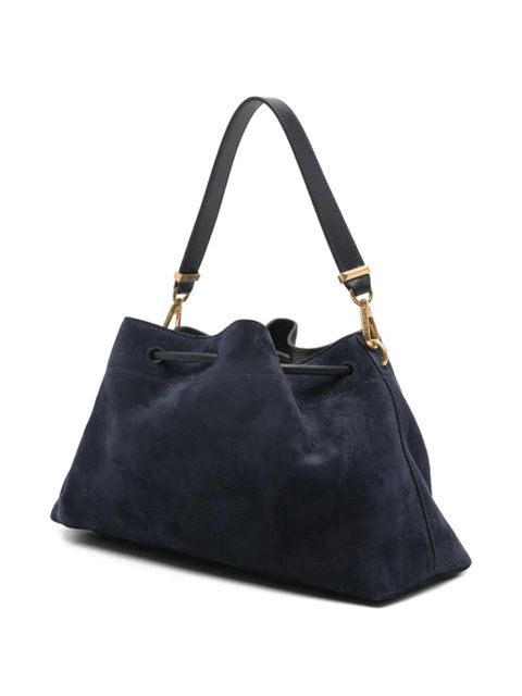 Jimmy Choo Bon Bon suede shoulder bag - Blue