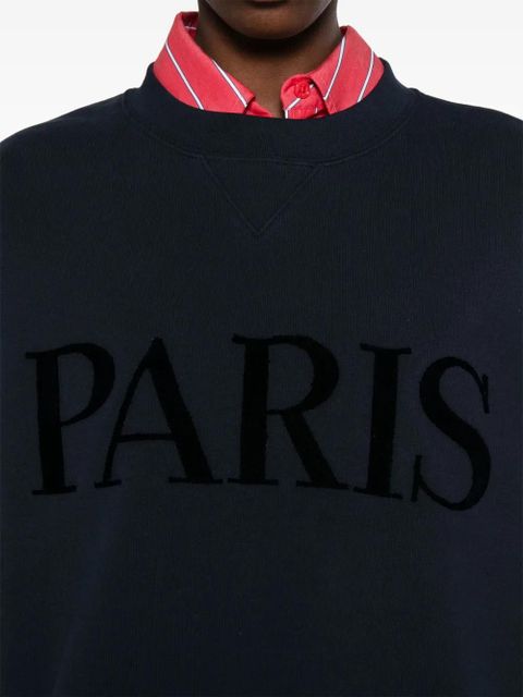 Maje printed sweatshirt - Blue