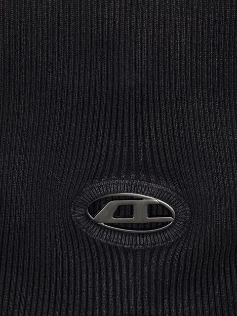 Diesel ribbed knit top - Black - zdjęcie produktu nr 2