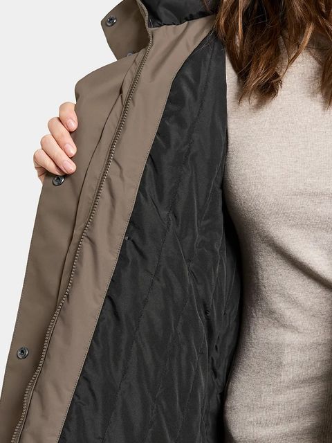 Didriksons parka AIKO kolor brązowy zimowa 505928