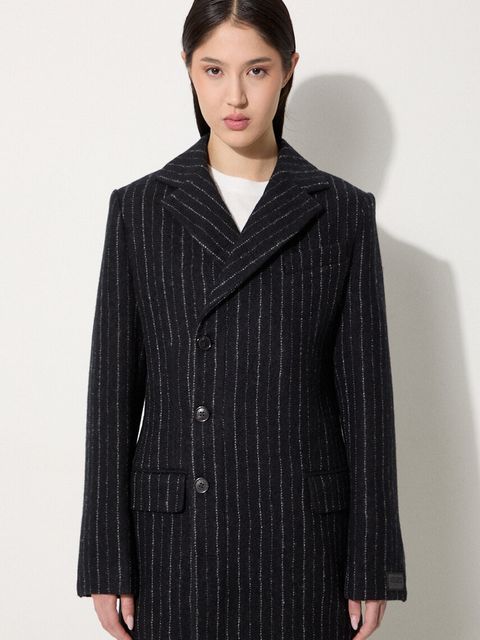 Kenzo płaszcz wełniany Tennis Stripes Pea Coat - zdjęcie produktu nr 1