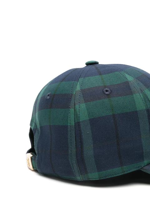 SANDRO checked cap - Blue - zdjęcie produktu nr 2