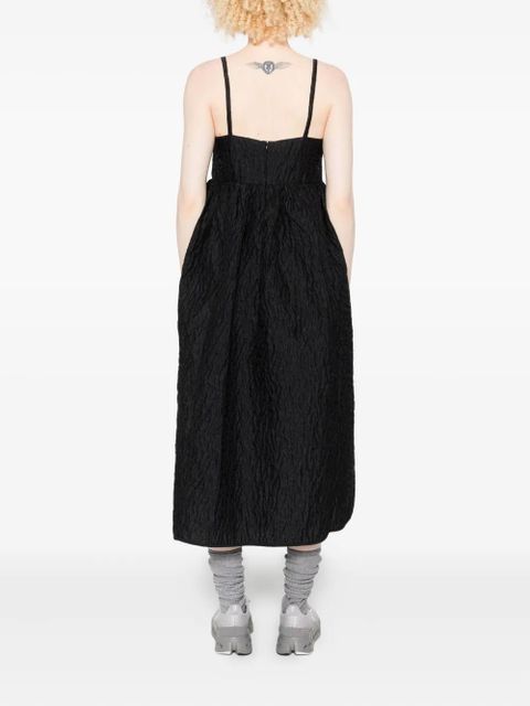 Cecilie Bahnsen Ambra bow-detail midi dress - Black
