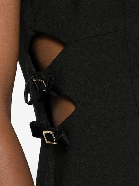 SANDRO cut-out detail dress - Black