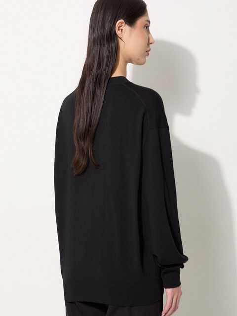 Kenzo sweter wełniany Rws Boke Crest Jumper damski kolor czarny lekki FE62PU4893LB.99J