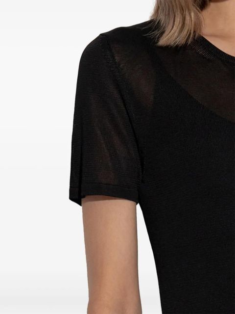 LEMAIRE side-slits maxi dress - Black - zdjęcie produktu nr 2