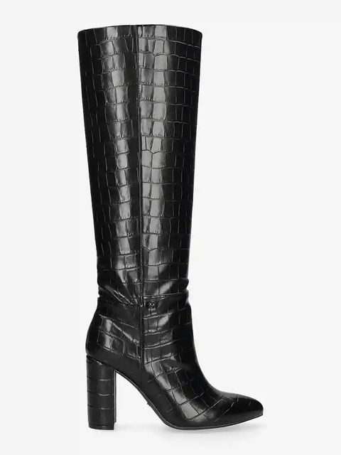 Mexx botki KRYSTAL INDY damskie kolor czarny na słupku MI001800153W-01 - zdjęcie produktu nr 1