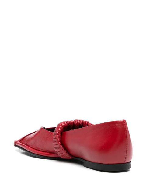 ALOHAS square-toe ballet flats - Red