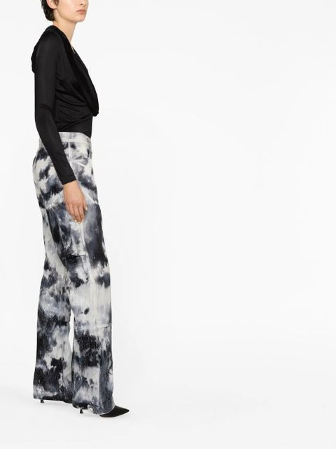 Versace cowl-neck long-sleeved bodysuit - Black - zdjęcie produktu nr 2