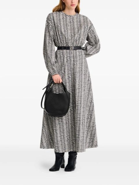 Longchamp small grained-leather handbag - Black