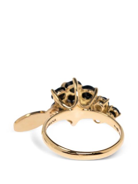 Dolce & Gabbana flower pendant ring - Gold