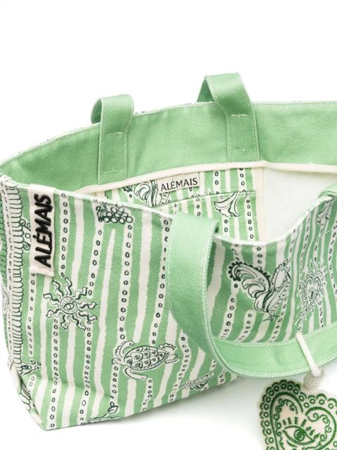 ALEMAIS Lula beach bag - Green
