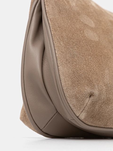 Pollini torebka skórzana kolor zielony PC4407PP0N QD1