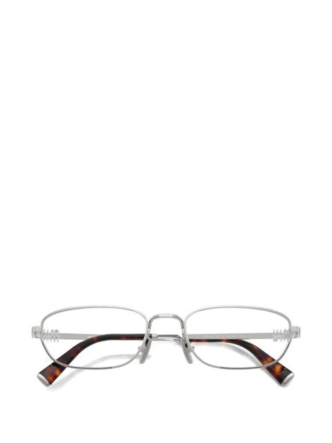 Miu Miu Eyewear rectangle-frame glasses - Silver