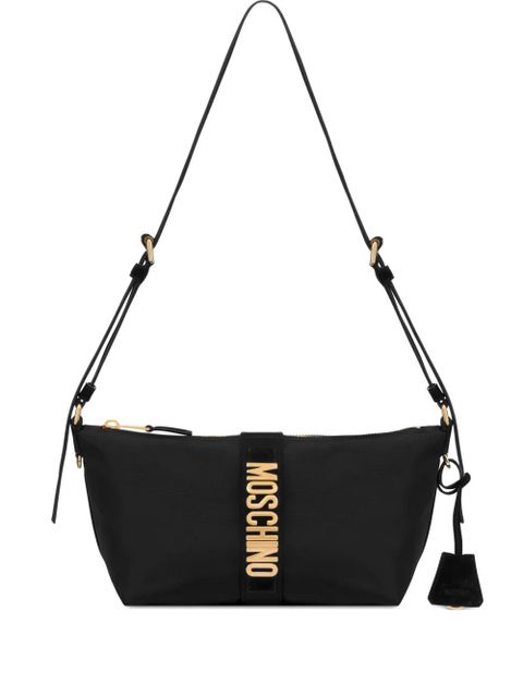 Moschino logo-lettering shoulder bag - Black - zdjęcie produktu nr 1