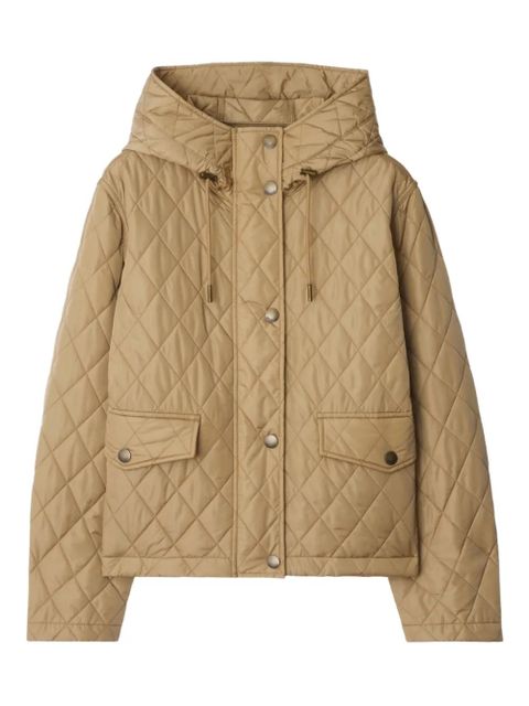 Burberry cropped quilted jacket - Neutrals - zdjęcie produktu nr 1