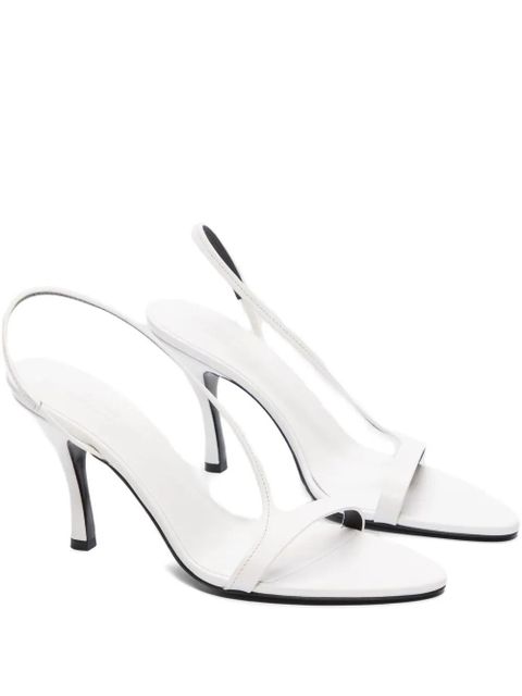 LouLou de Saison Arwa heeled sandals - White - zdjęcie produktu nr 2