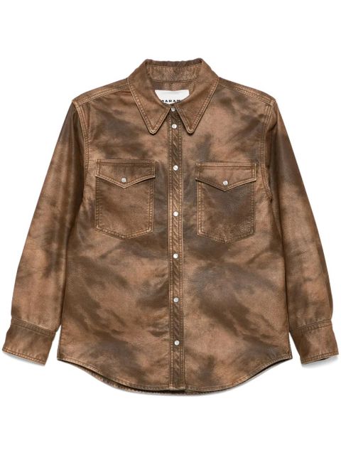 MARANT ÉTOILE Karima shirt - Brown - zdjęcie produktu nr 1