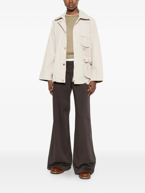 Barbour Debbie Showerproof flap-pocket button coat - Neutrals - zdjęcie produktu nr 2