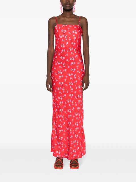 ROTATE BIRGER CHRISTENSEN floral-print dress - Red - zdjęcie produktu nr 2