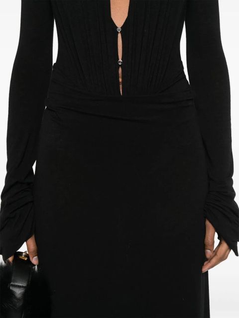 MANURÍ Suki dress - Black