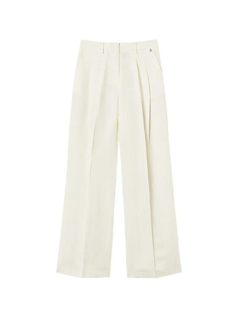 TWINSET high-rise palazzo pants - White - zdjęcie produktu nr 1