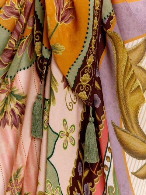 Agua By Agua Bendita Marine Aura floral-print pareo - Neutrals