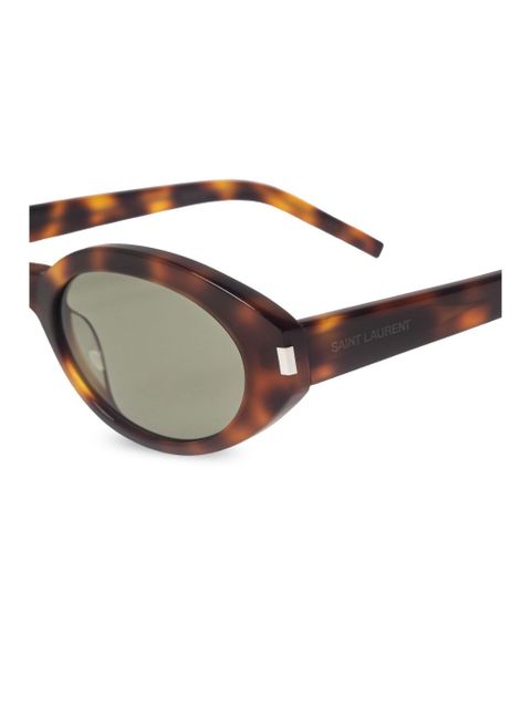 Saint Laurent Eyewear oval-frame sunglasses - Brown