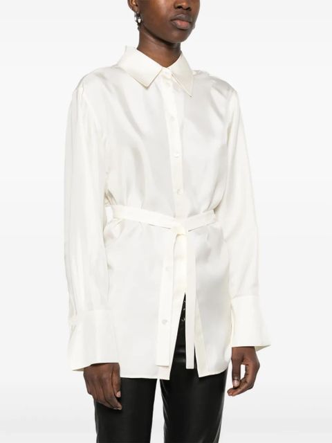 Róhe silk shirt - Neutrals