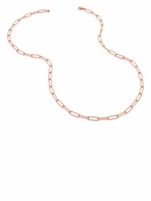 Monica Vinader Alta textured chain necklace - Pink - zdjęcie produktu nr 1