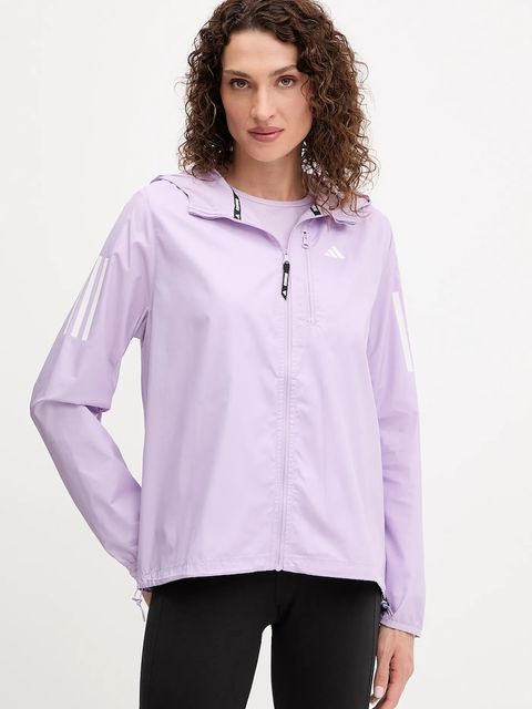 adidas Performance kurtka do biegania Own The Run kolor fioletowy JX2264 - zdjęcie produktu nr 1