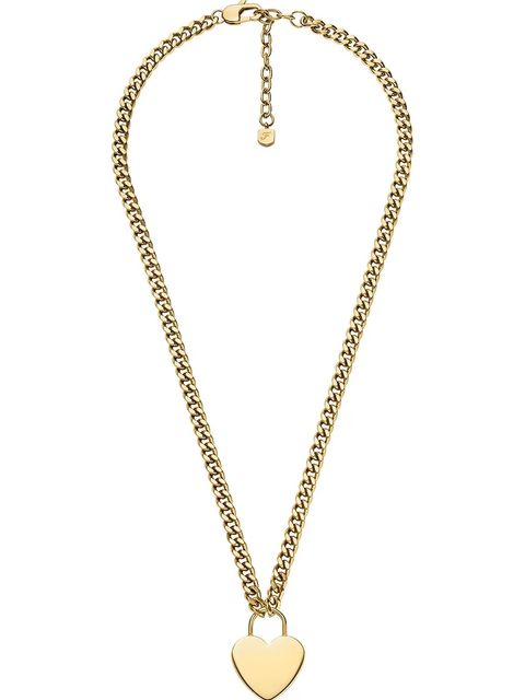 Fossil naszyjnik z zawieszką damski ze stali nierdzewnej bez kamienia Sutton - zdjęcie produktu nr 1