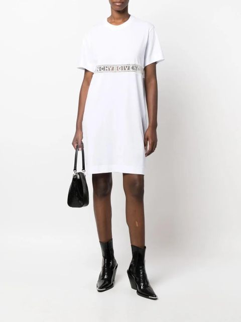 Givenchy logo embroidered shift dress - White - zdjęcie produktu nr 2
