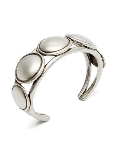 ISABEL MARANT Ned engraved-logo bracelet - Silver - zdjęcie produktu nr 2