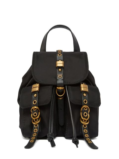 PINKO pockets antique-gold backpack - Black - zdjęcie produktu nr 1