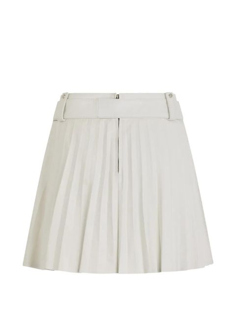 Valentino Garavani belted pleated mini shorts - White - zdjęcie produktu nr 2