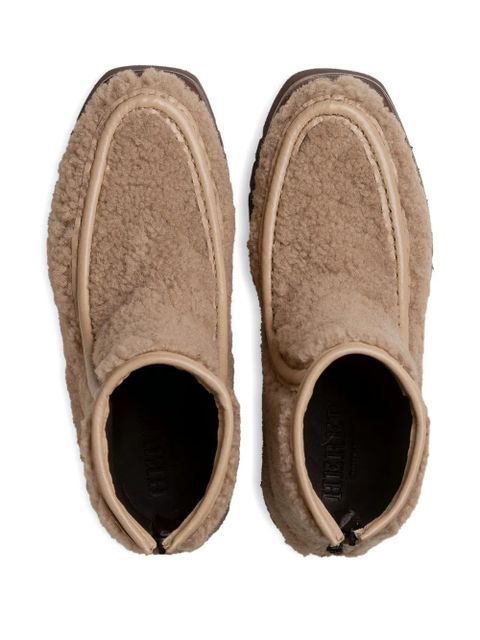 Hereu Armenta shearling zip boots - Neutrals - zdjęcie produktu nr 2