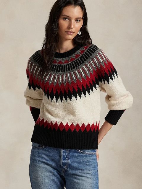 Polo Ralph Lauren sweter wełniany damski kolor multicolor 211978311 - zdjęcie produktu nr 1