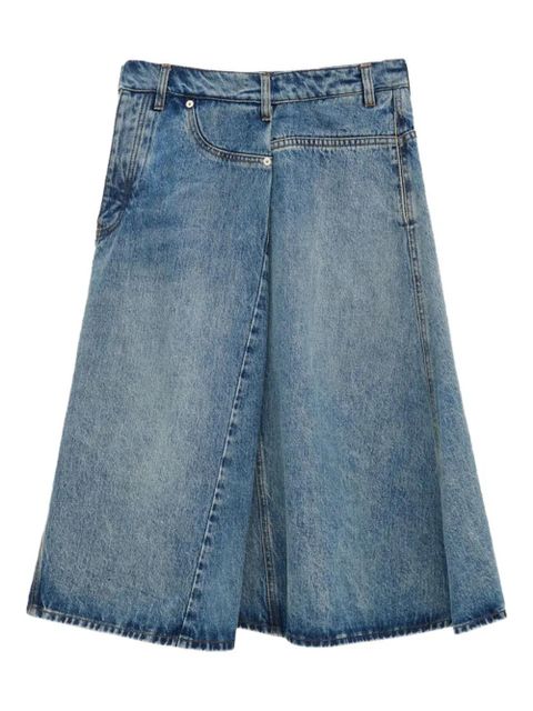 LOEWE denim A-line skirt - Blue - zdjęcie produktu nr 1