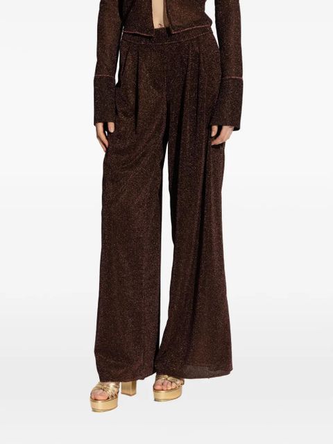 Oséree pleated wide-leg trousers - Brown - zdjęcie produktu nr 2