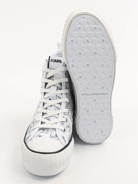 Karl Lagerfeld trampki KAMPUS MAX kolor biały KL60455