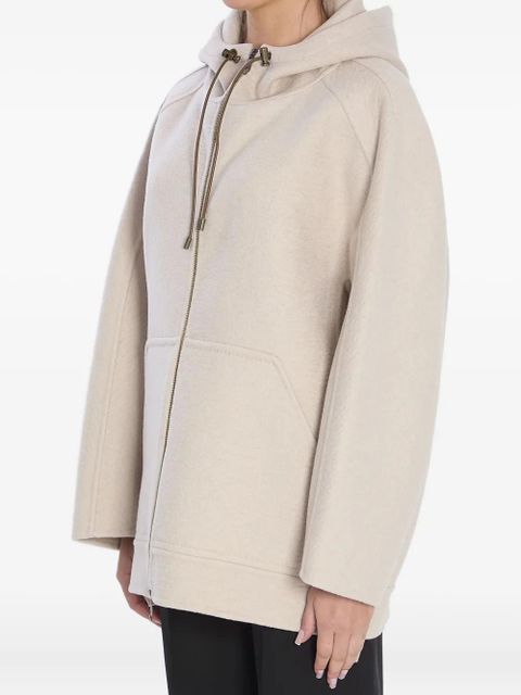 Max Mara cashmere hooded coat - Grey