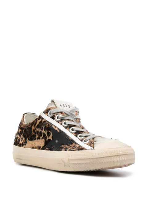 Golden Goose leopard-print lace-up sneakers - Brown - zdjęcie produktu nr 2