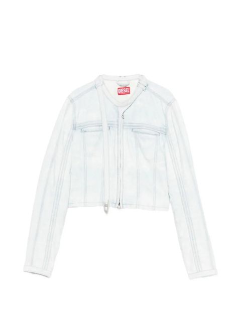 Diesel cropped denim jacket - Blue - zdjęcie produktu nr 1
