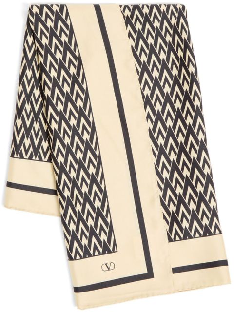 Valentino Garavani Toute La V scarf - Neutrals