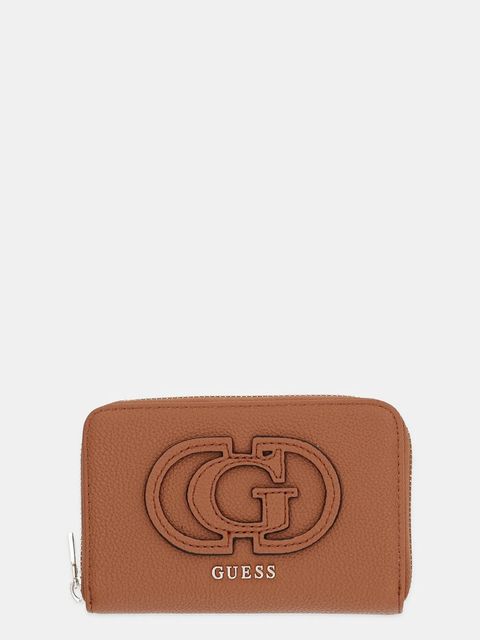 Guess portfel CALEBRA damski kolor brązowy SWBG95 36140 - zdjęcie produktu nr 1