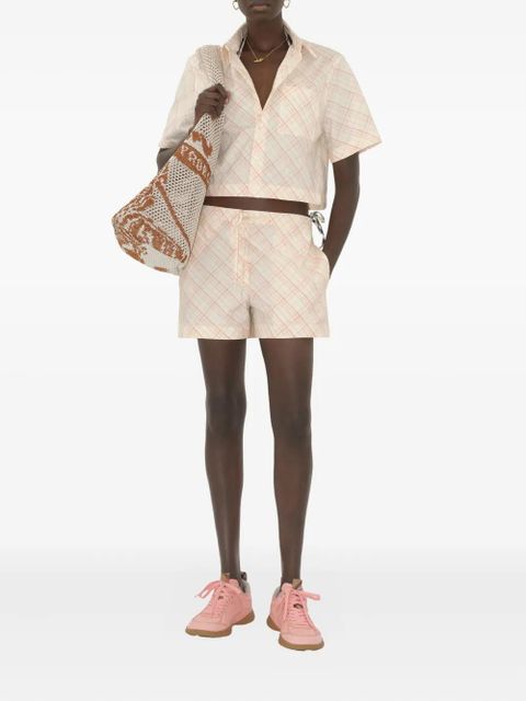 Burberry checked shorts - Neutrals