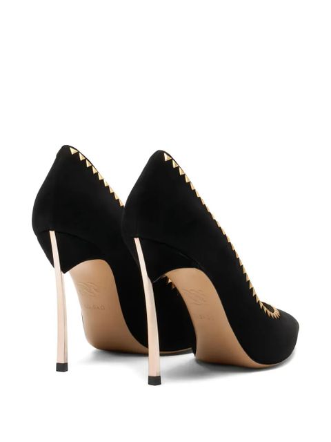 Casadei 100mm studded stiletto pumps - Black - zdjęcie produktu nr 2