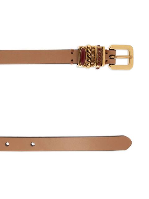 ETRO leather belt - Brown